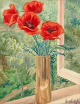 POPPIES IN A VASE ON A WINDOWSILL, Whyte's 2021