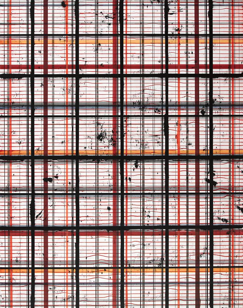 MYRIAD by Mark Francis, 2010, acrylic on canvas laid on board; (unframed), sold May 2021