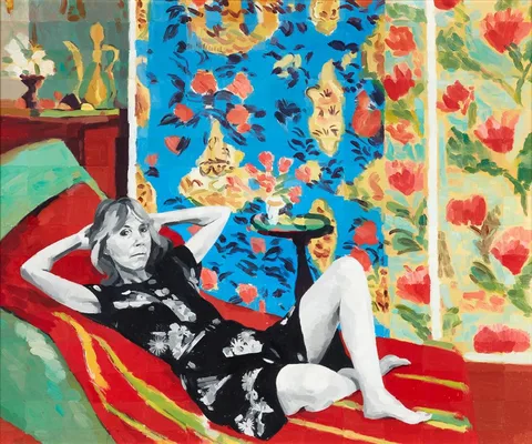 Colin Harrison, ODALISQUE, AFTER MATISSE, 1998, oil on board