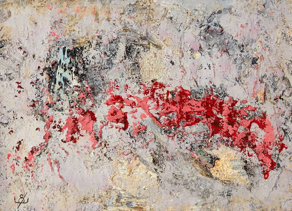 DANCE by John Kingerlee, 2017, oil on board, sold May 2021