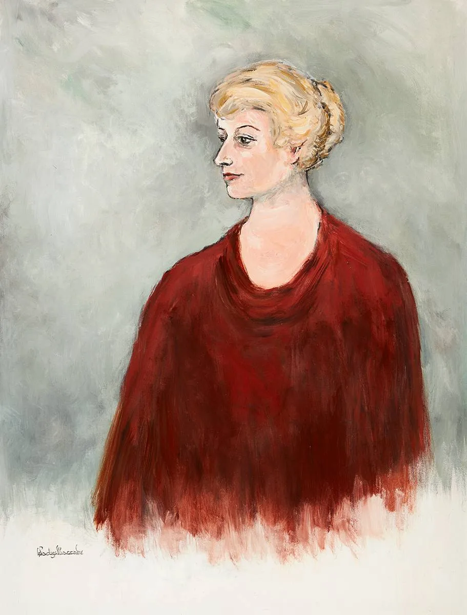 SELF PORTRAIT by Gladys Maccabe, 1999, oil on canvas, sold May 2021