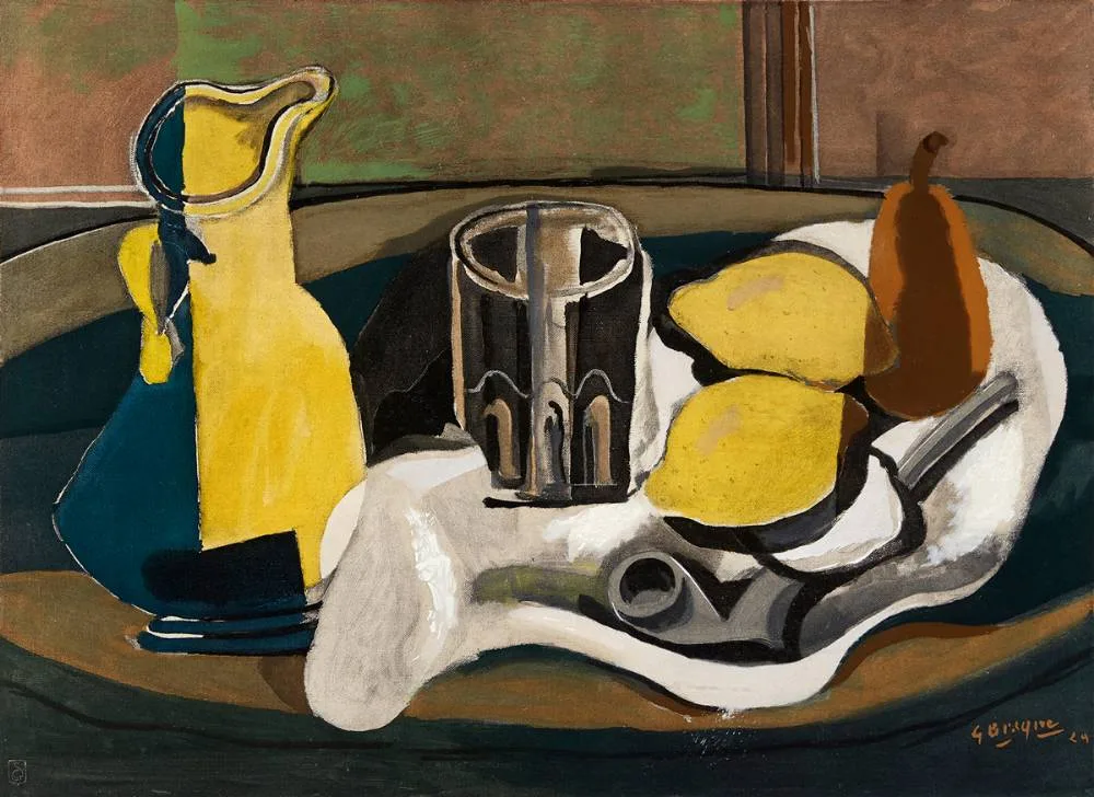 George Braque, LEMONS, 1929, etching with aquatint; (no. 3 from an edition of 50)