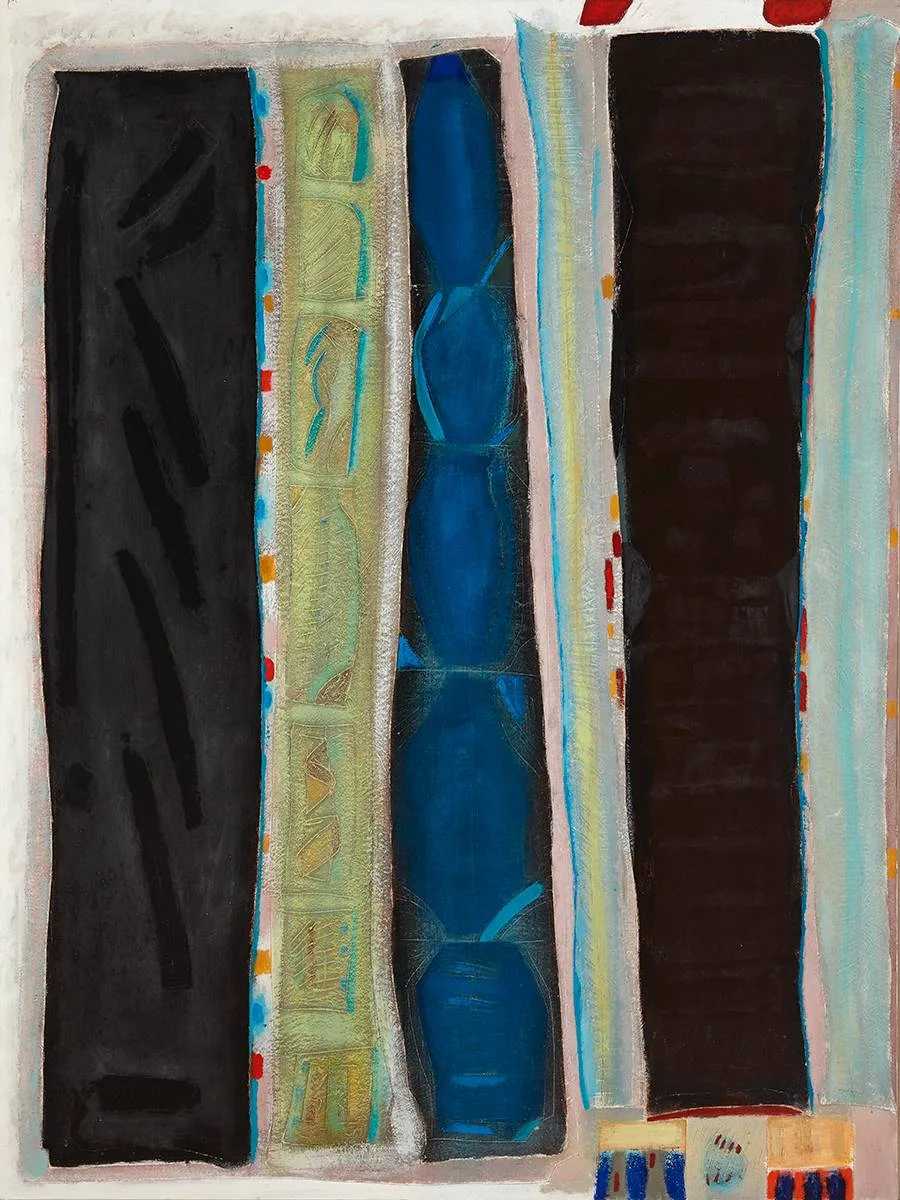 MÓINMÓR by Tony O'Malley, 1979, oil on panel, sold Mar 2021