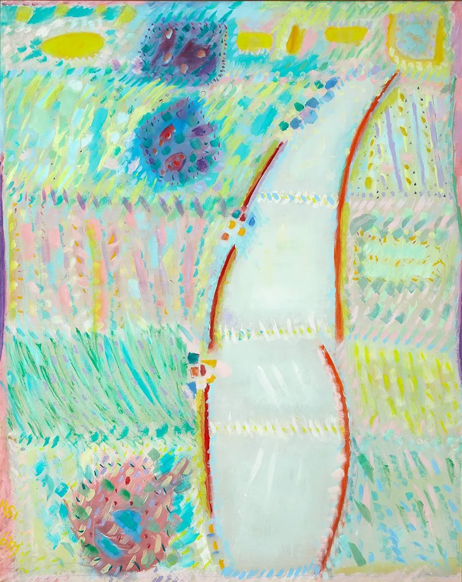 Tony O'Malley, GARDEN IMPRESSION, PARADISE ISLAND, BAHAMAS, 1981, acrylic on canvas