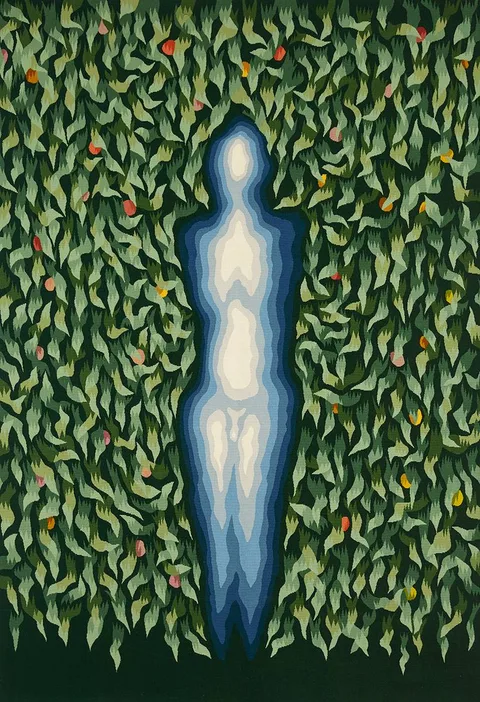 Louis le Brocquy, ADAM, 1999, Aubusson Tapestry, Atelier Tabard Frères et Soeurs, France; (no. 6 from an edition of 9)
