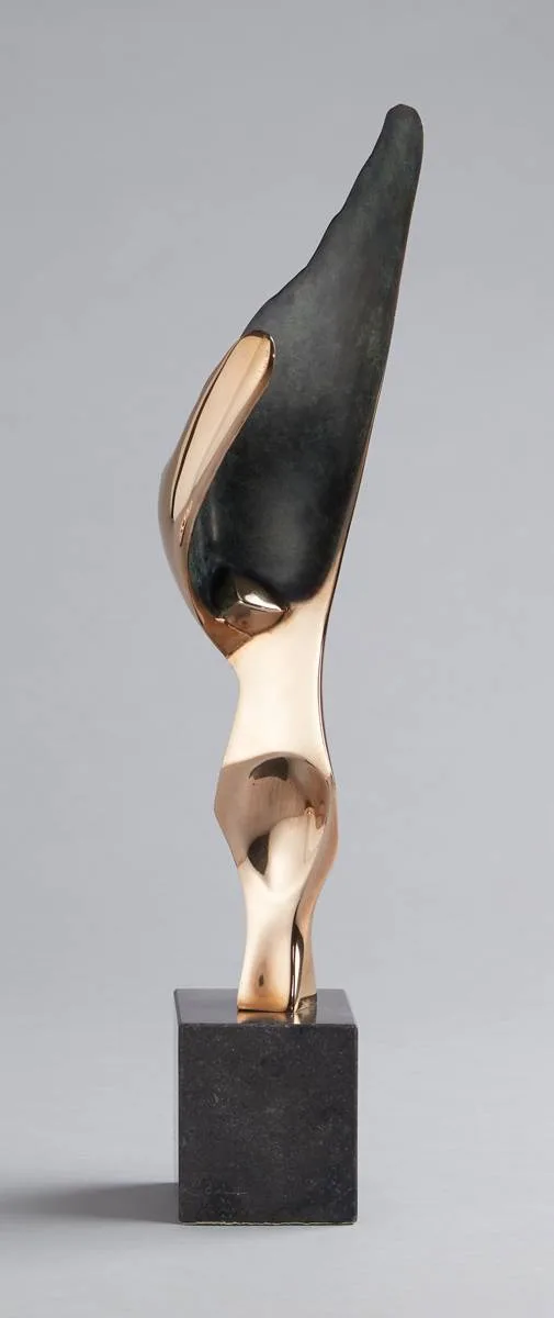 CONDUCTOR STUDY II by Joseph Sloan, 2017, bronze on marble base; (artist's proof from an edition of 5), sold Mar 2021