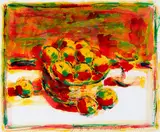 Neil Shawcross, STILL LIFE WITH FRUIT AND BASKET