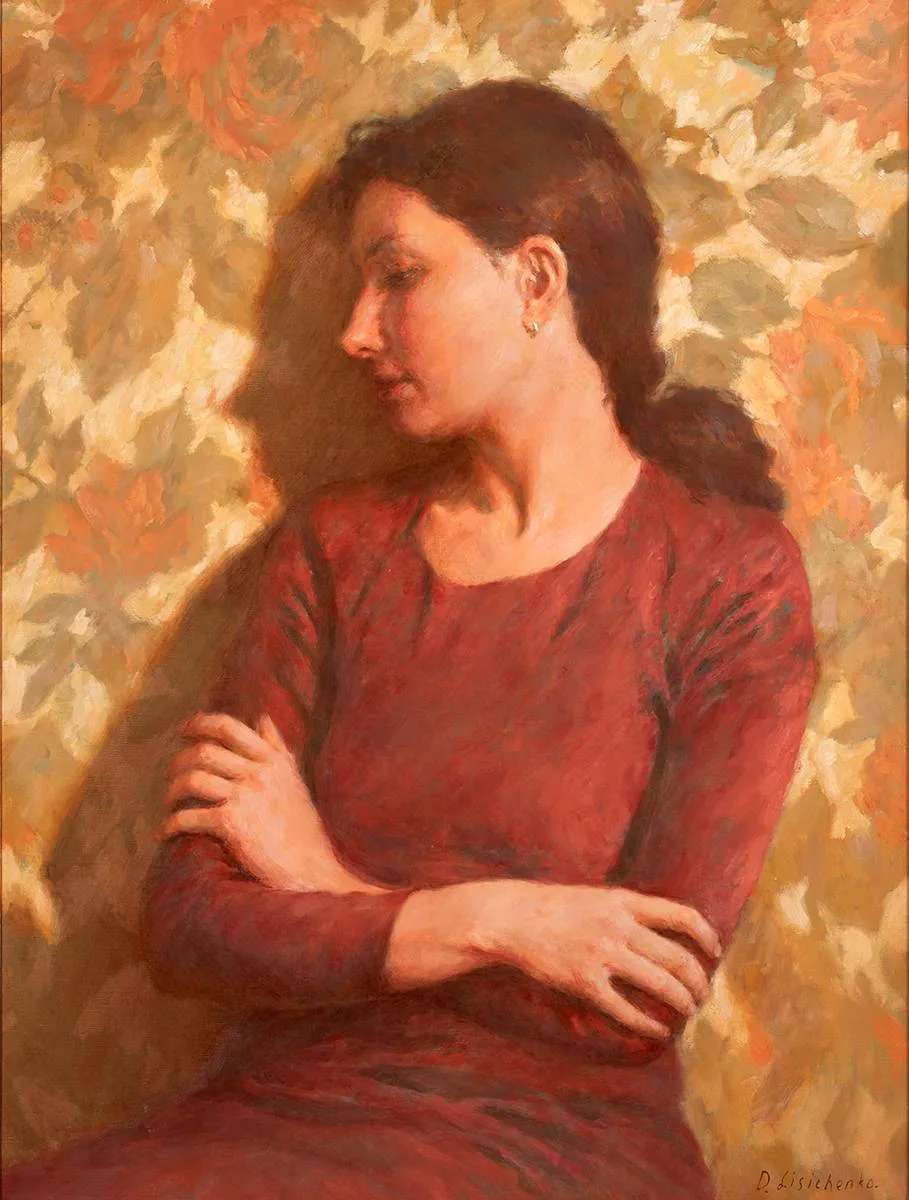Dmitry Lisichenko, EVENING LIGHT, oil on canvas
