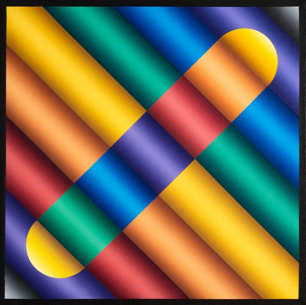 ARCHETYPE NO. 4 by Francis Tansey, 2001, acrylic on canvas, sold Mar 2021