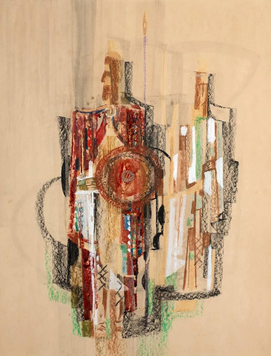 Manus Walsh, UNTITLED ABSTRACT, pastel