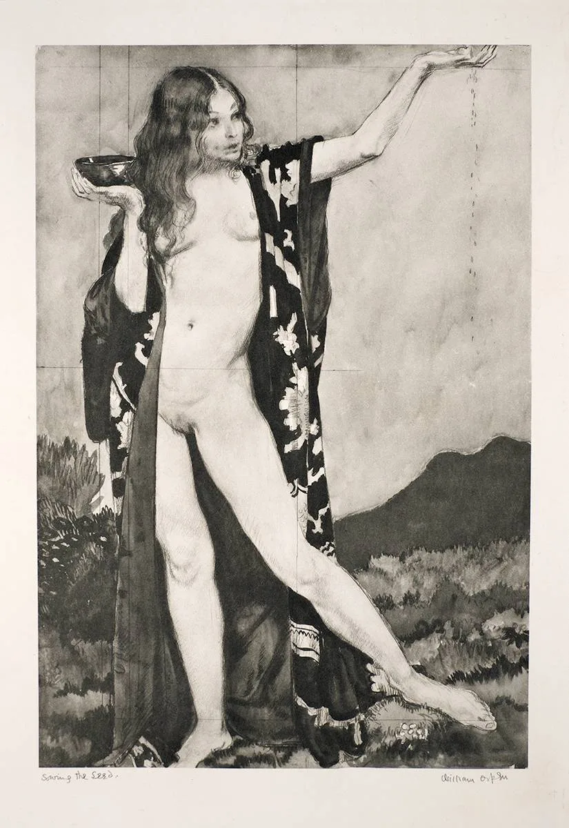 SOWING THE SEED by William Orpen, photogravure; (unframed), sold Mar 2021