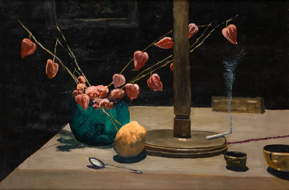George A. Yeates, STILL LIFE, oil on canvas