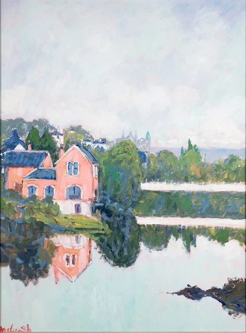 Marie Carroll, DALY'S BRIDGE, CORK, oil on canvas
