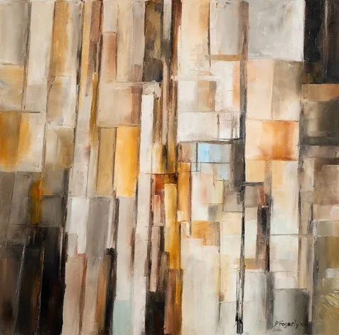 OLD WALLS by Paul Fogarty, 2006, oil on canvas, sold Mar 2021
