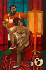 Graham Knuttel, ARTIST AND HIS MODEL