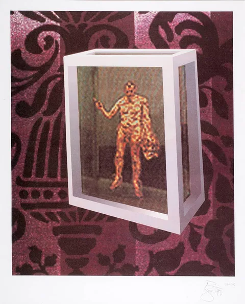 David Bowie, CONFLICT, 1998, lithograph; (no. 106 from an edition of 175)