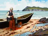 John Francis Skelton, MENDING NETS