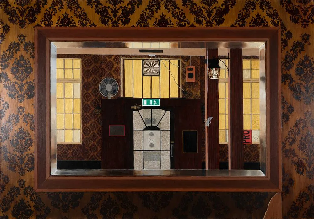 VOICES by Stephen Loughman, 2005, oil on canvas; (unframed), offered Dec 2020