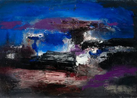 Noel Sheridan, WEATHER, oil on board