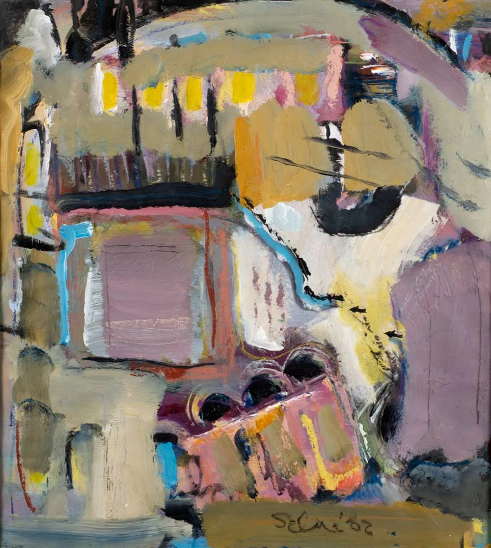 UNTITLED by Selma McCormack, 2002, gouache, offered Dec 2020