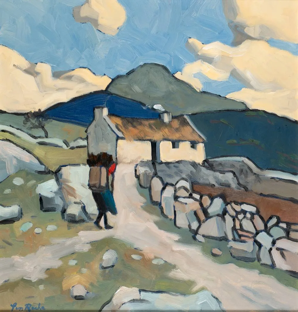 FADÓ FADÓ by Tom Roche, oil on canvas, sold Dec 2020