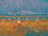 Desmond Carrick, A SULTRY DAY ON CLAREMONT BEACH, HOWTH, COUNTY DUBLIN