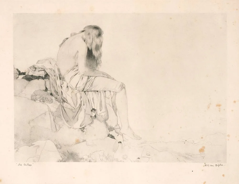THE BATHER by William Orpen, photogravure; (unframed), sold Dec 2020