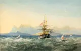 Andrew Nicholl, ROYAL NAVY TRANSITIONAL SAILING SHIP/STEAMER IN THE BLACK SEA