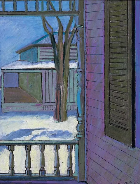 Mary Burke, PEARL STREET STUDIOS, 1993, pastel