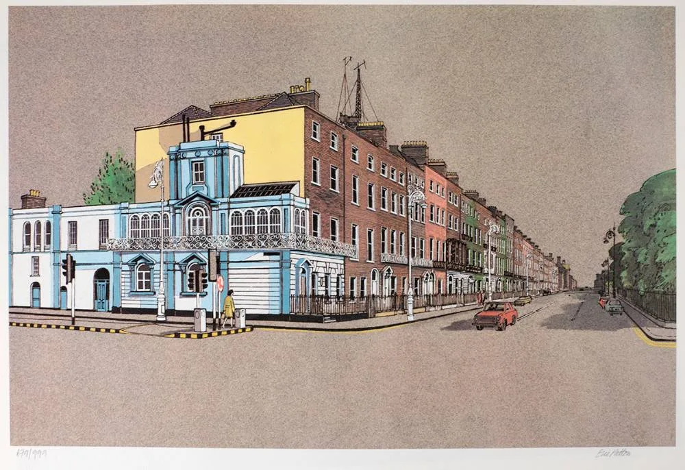 GEORGIAN DUBLIN FOLIO 1982 by Eric Patton, coloured lithographs, sold Dec 2020