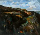 Peter Collis, THE ROAD ABOVE LOUGH TAY, COUNTY WICKLOW