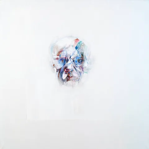 IMAGE OF PICASSO by Louis le Brocquy, 1983, oil on canvas, sold Dec 2020