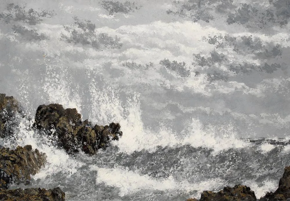 Ciaran Clear, ORATORIO, oil on board