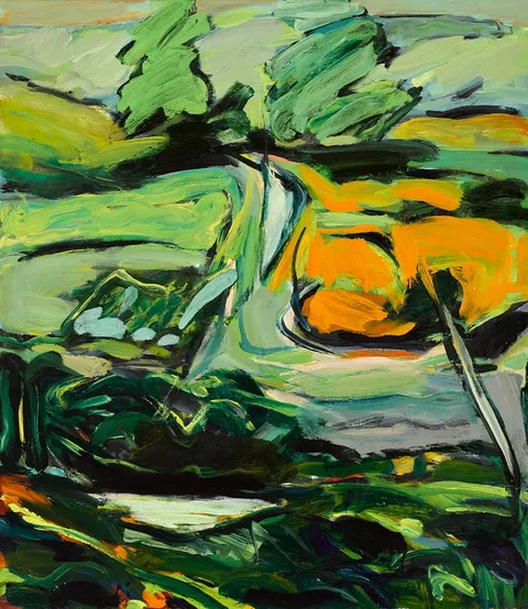 Robert Armstrong, IMALL ROAD, 1993, oil on canvas