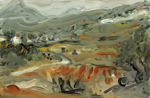 Eithne Jordan, WINTER LANDSCAPE II, 1997, oil on linen