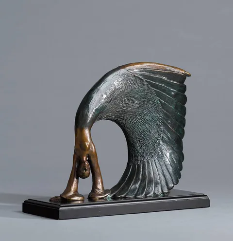 FLAMENCO DANCER by Jeanne Rynhart, 2000, bronze, sold Oct 2020