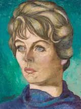 Harry Kernoff, PORTRAIT OF MISS SIOBHÁN TAYLOR