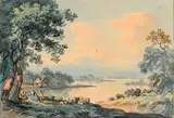 John Henry Campbell, FIGURES BY A LAKE