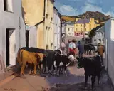 Cecil Maguire, FAIR DAY, CLIFDEN, COUNTY GALWAY, JULY 1989