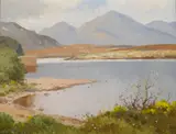 Maurice Canning Wilks, KYLEMORE LAKE AND THE MAAM TURKS, COUNTY GALWAY