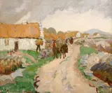 Letitia Marion Hamilton, COTTAGES IN THE WEST (DOOAGH, ACHILL ISLAND)