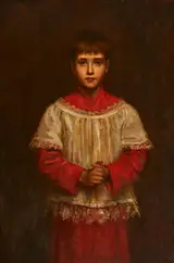 Sarah Purser, THEOCRITE [THE LITTLE ACOLYTE] 1886