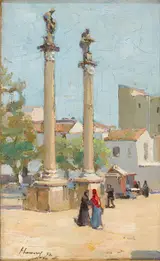 Sir John Lavery, ALAMEDA DE HERCULES, SEVILLA