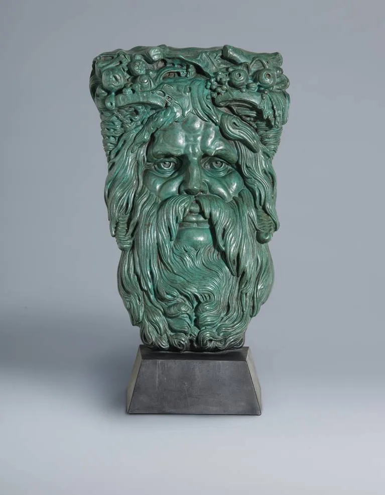 THE SOMERSET MASK by Rory Breslin, bronze on bronze base; (no. 1 from an edition of 5), sold Oct 2020
