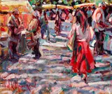 Arthur K. Maderson, THE FRIDAY MARKET, GRANGES, FRANCE