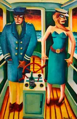 Graham Knuttel, CAPTAIN AND HIS WIFE ON THE MARIE CELESTE