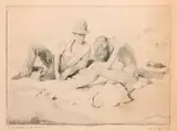 William Orpen, THE DRAUGHTSMAN AND HIS MODEL