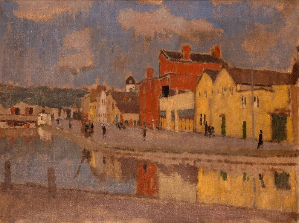 Morland Lewis, UNION QUAY, CORK, c. 1937, oil on canvas