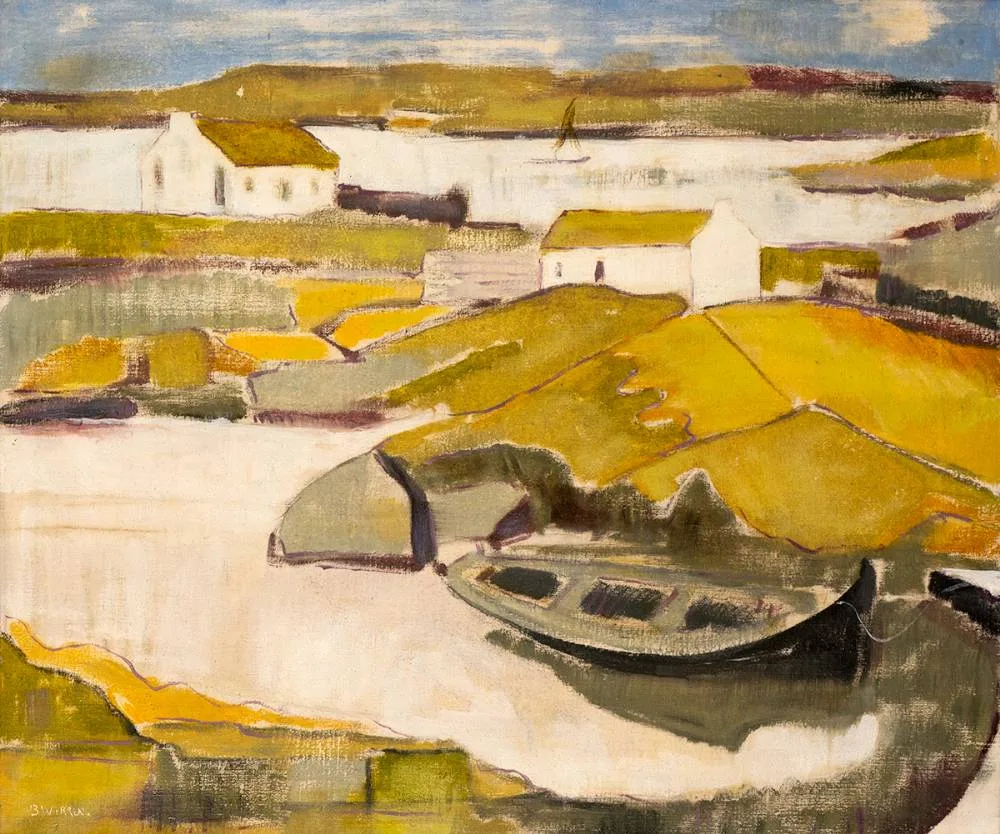 CONNEMARA BEACH by Barbara Warren, oil on canvas, sold Jul 2020