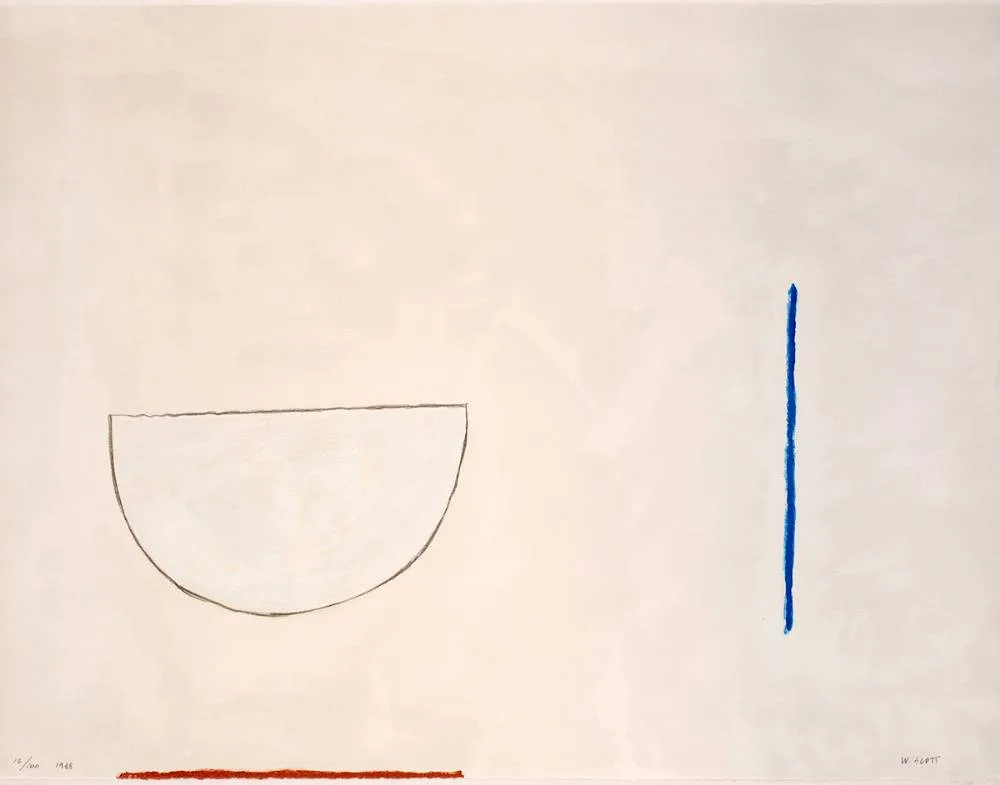 STILL LIFE by William Scott, 1988, lithograph; (no. 12 from an edition of 100), sold Jul 2020